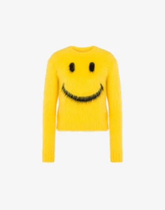 Jersey de mohair cepillado Smiley