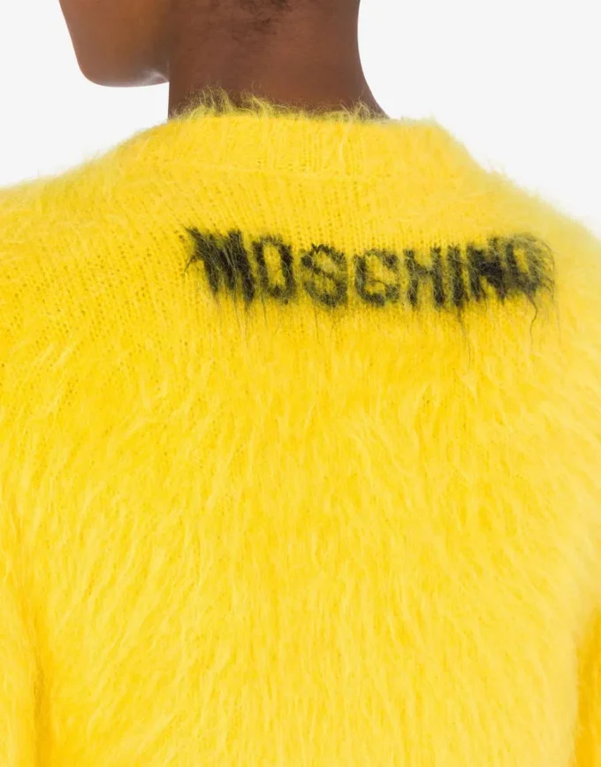 Jersey de mohair cepillado Smiley Jersey de mohair cepillado Smiley