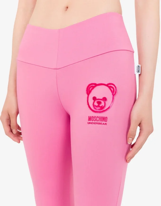 Leggings de tejido técnico Moschino Teddy Bear