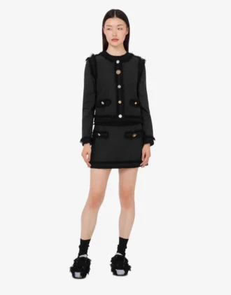 Chaqueta elástica de bouclé Chaqueta elástica de bouclé