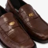 Mocasines de piel de becerro con estampado de coco Mocasines de piel de becerro con estampado de coco