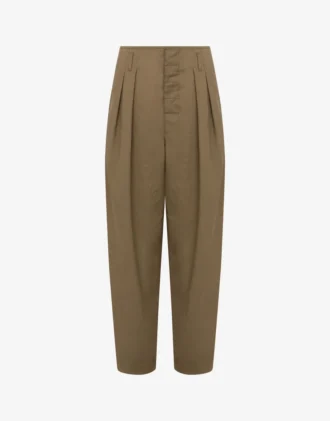 Pantalones de algodón diagonal