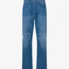 Pantalones de denim de algodón azul Pantalones de denim de algodón azul