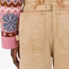 Pantalones de dril teñidos en prenda Pantalones de dril teñidos en prenda
