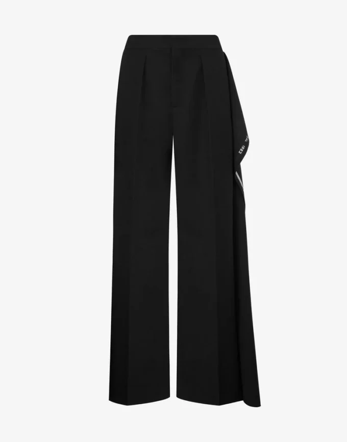 Pantalones de franela de lana