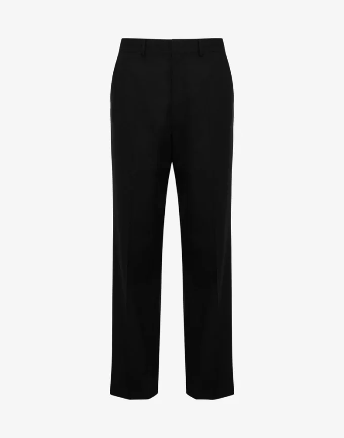 Pantalones de lona de lana Pantalones de lona de lana