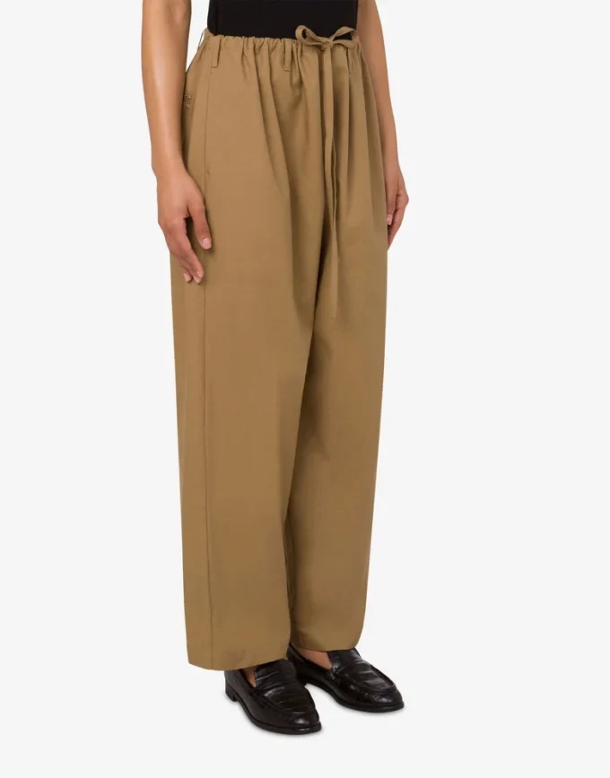 Pantalones de sarga de algodón Pantalones de sarga de algodón