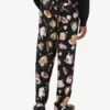 Pantalones de satén estampados Pantalones de satén estampados