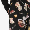 Pantalones de satén estampados Pantalones de satén estampados