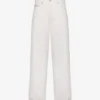 Pantalones de shantung de algodón Pantalones de shantung de algodón