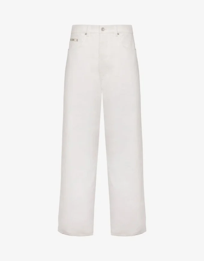 Pantalones de shantung de algodón Pantalones de shantung de algodón