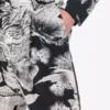 Pantalones ligeros de popelín de algodón con estampado de gansos Pantalones ligeros de popelín de algodón con estampado de gansos