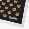 Pañuelo de seda con estampado de ositos de peluche por toda la superficie