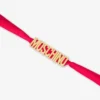 Pañuelo pequeño de seda con logotipo con letras