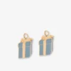 Pendientes colgantes de metal