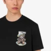 Polo de jersey de algodón orgánico Moschino Teddy Bear