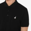 Polo de piqué de algodón Bordado de ganso Polo de piqué de algodón Bordado de ganso