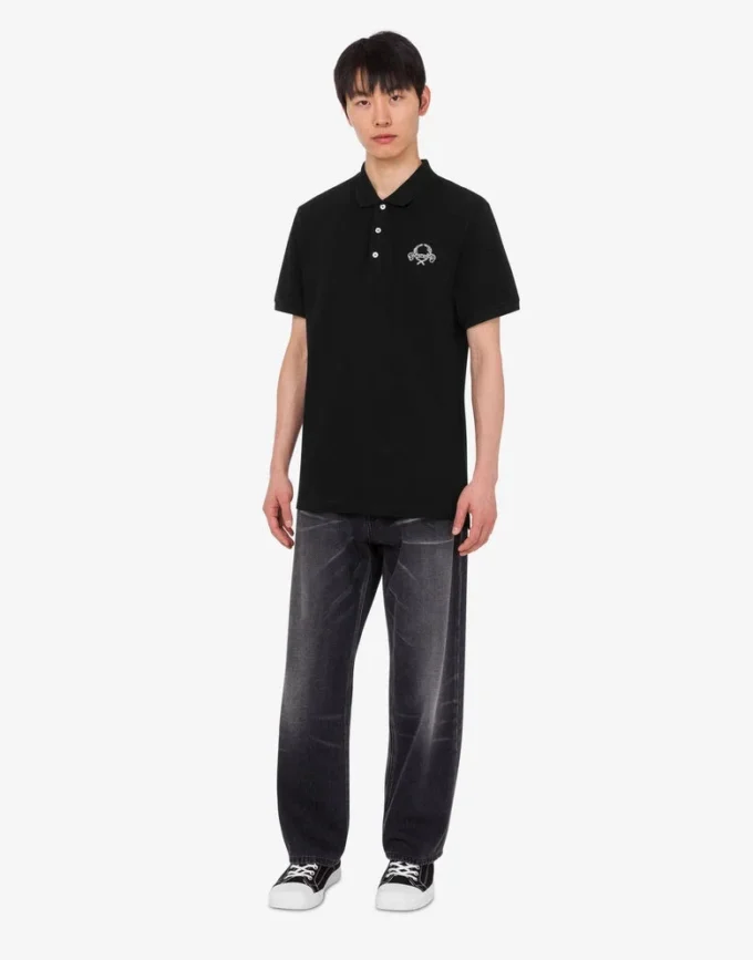 Polo de piqué de algodón Laurel Crown Polo de piqué de algodón Laurel Crown