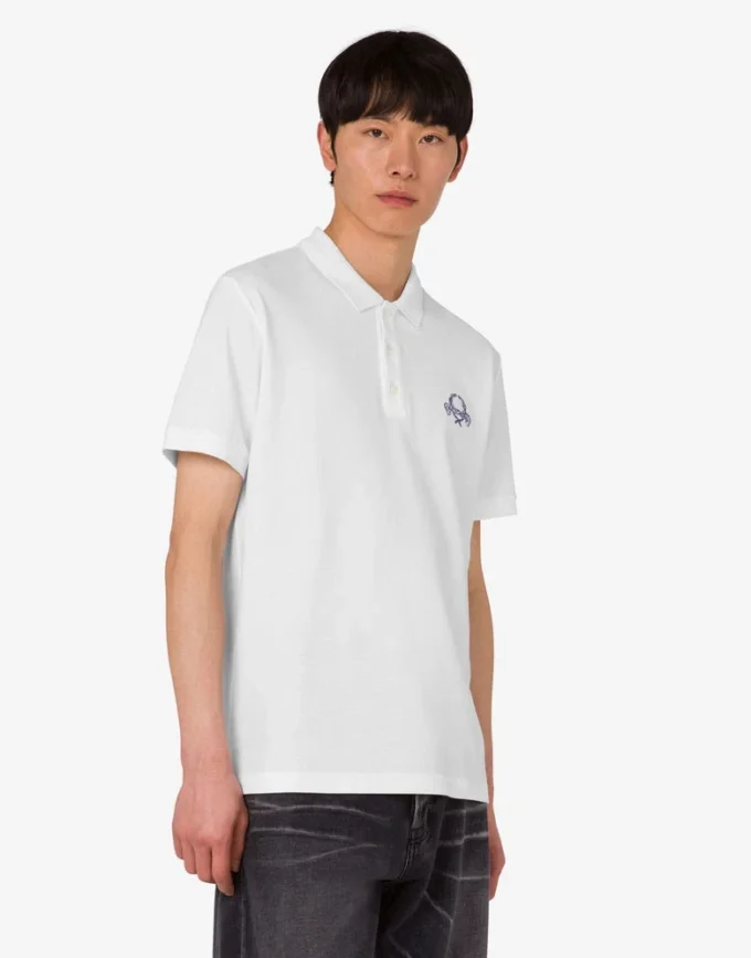 Polo de piqué de algodón Laurel Crown Polo de piqué de algodón Laurel Crown