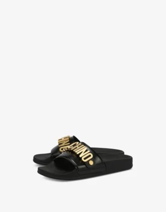Sandalias de PVC con logotipo Lettering Sandalias de PVC con logotipo Lettering