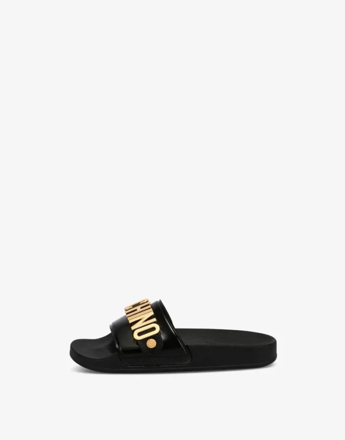 Sandalias de PVC con logotipo Lettering Sandalias de PVC con logotipo Lettering