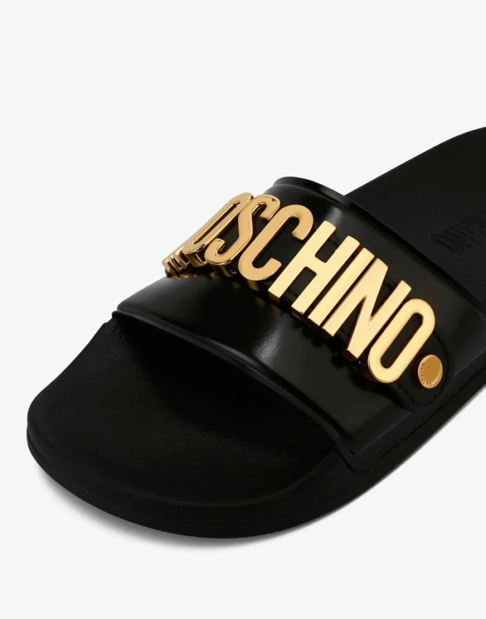 Sandalias de PVC con logotipo Lettering Sandalias de PVC con logotipo Lettering