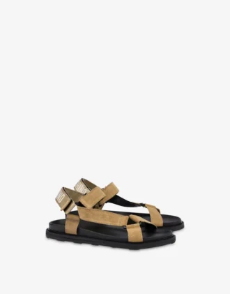 Sandalias deportivas de piel de becerro