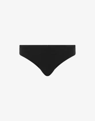 Slip de baño con banda con logotipo