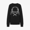Sudadera con capucha de algodón orgánico Logotipo Laurel Crown