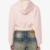 Sudadera corta de algodón bordada Sudadera corta de algodón bordada
