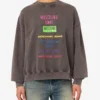 Sudadera de algodón estampada