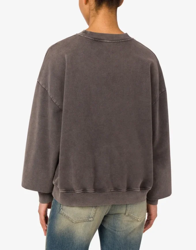 Sudadera de algodón estampada