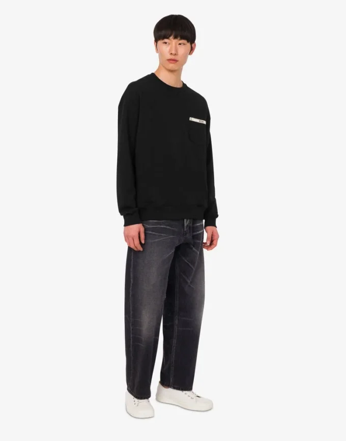 Sudadera de algodón orgánico bordada Sudadera de algodón orgánico bordada