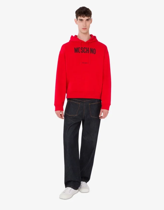 Sudadera de algodón orgánico estampada Sudadera de algodón orgánico estampada