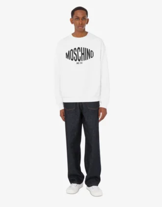 Sudadera de algodón orgánico estampada