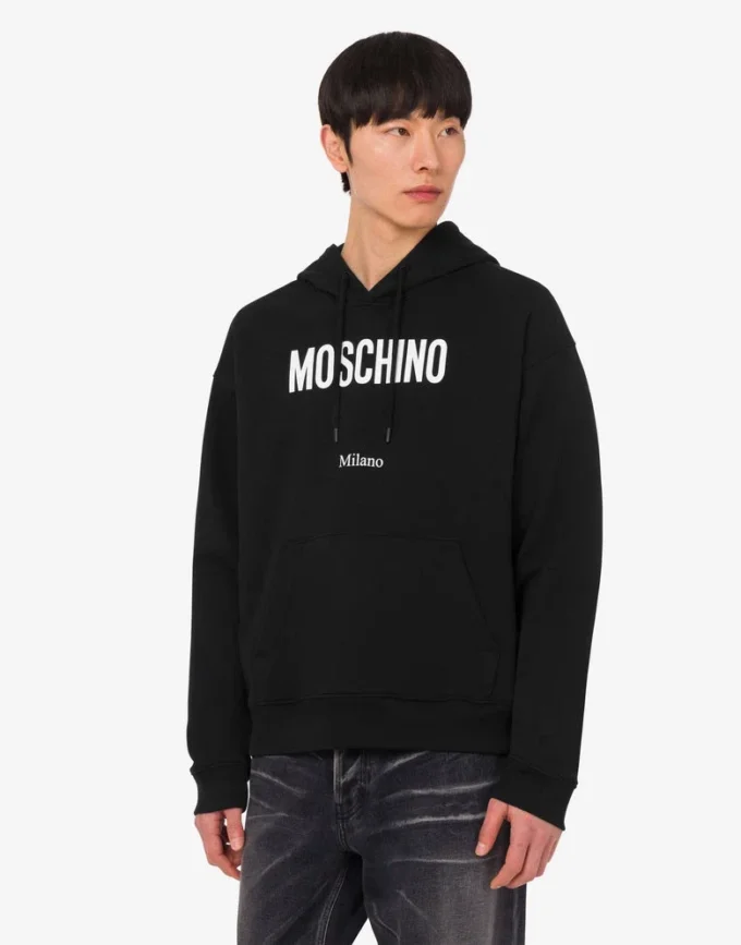 Sudadera de algodón orgánico estampada Sudadera de algodón orgánico estampada