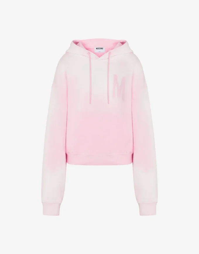 Sudadera de algodón orgánico estampada