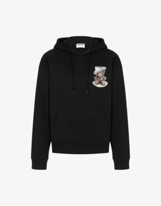 Sudadera de algodón orgánico Moschino Teddy Bear