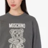 Sudadera de algodón orgánico Moschino Teddy Bear