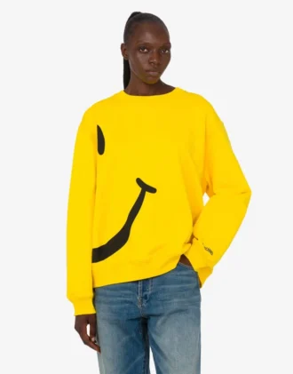 Sudadera de algodón orgánico Smiley®