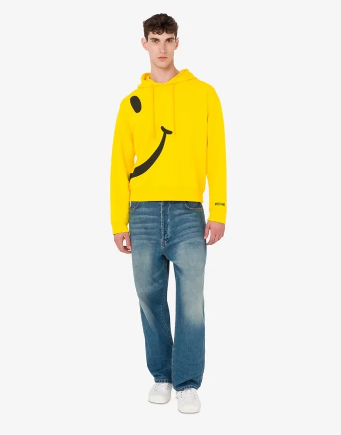 Sudadera de algodón orgánico Smiley® Sudadera de algodón orgánico Smiley®