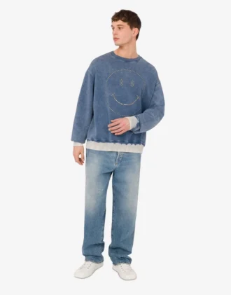Sudadera de algodón orgánico Smiley®