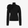 Suéter de cuello alto de lana merino