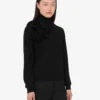 Suéter de cuello alto de lana merino