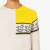 Suéter de mezcla de lana con intarsia