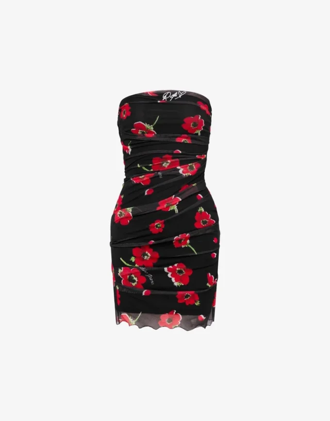 Vestido de tul estampado Vestido de tul estampado