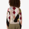 Suéter de mohair con incrustaciones de gasa Suéter de mohair con incrustaciones de gasa