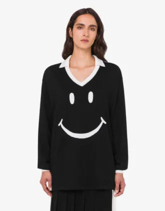 Suéter Smiley® de lana merino extrafina