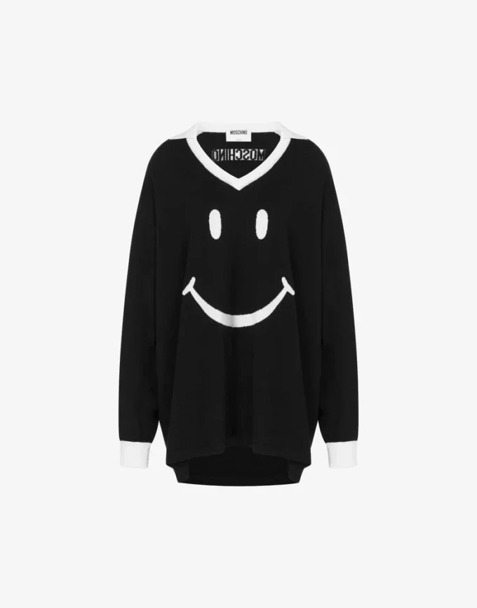 Suéter Smiley® de lana merino extrafina Suéter Smiley® de lana merino extrafina