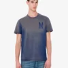 T-shirt de jersey de algodón orgánico estampado
